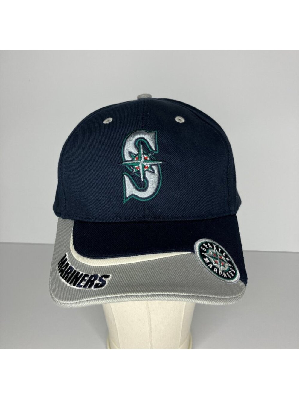 Seattle Mariners Hat Twins Enterprise Baseball Cap Men's Blue Grey